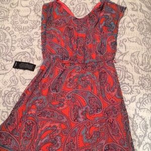Paisley print summer dress
